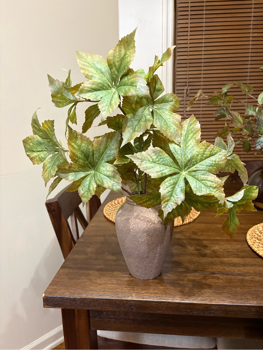Faux fall plant
